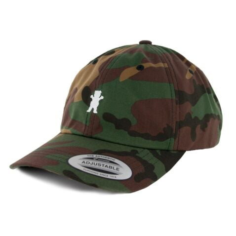Grizzly OG Bear Dad Strapback Hat Camo Grizzly OG Bear Dad Hat Camo Left Front