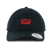 Grizzly Peaking Dad Hat Black