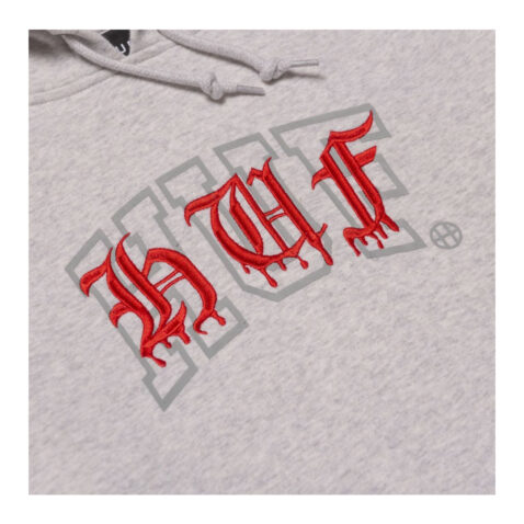 HUF Discordia Hooded Sweatshirt Athletic Heather