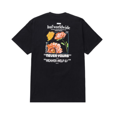 HUF Never Yours T-Shirt Black