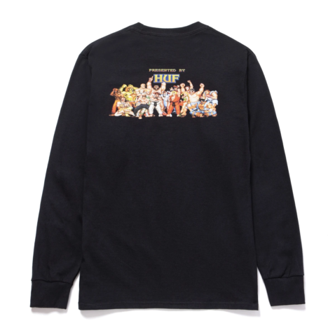 HUF x Street Fighter Ending Long Sleeve T-Shirt Black Rear