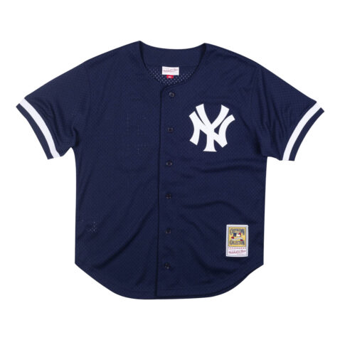 Mitchell & Ness Authentic Batting Practice 1997 Jackson Yankees Jersey Navy Front