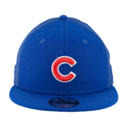New Era 9Fifty Chicago Cubs Classic Trucker Official Team Colors Snapback Hat