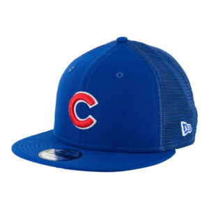 New Era 9Fifty Chicago Cubs Classic Trucker Official Team Colors Snapback Hat