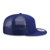 New Era 59Fifty Los Angeles Dodgers Classic Trucker Dark Royal Fitted Hat Right