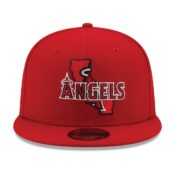 New Era 9Fifty Los Angeles Angels Local State Official Team Colors Snapback Hat Limited Edition Front
