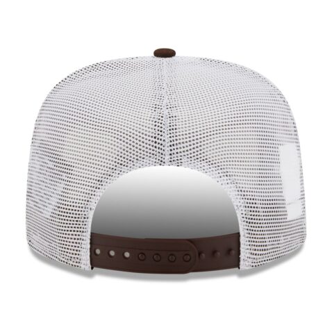 New Era 9Fifty San Diego Padres Stripe Official Team Colors Snapback Hat Limited Edition Rear