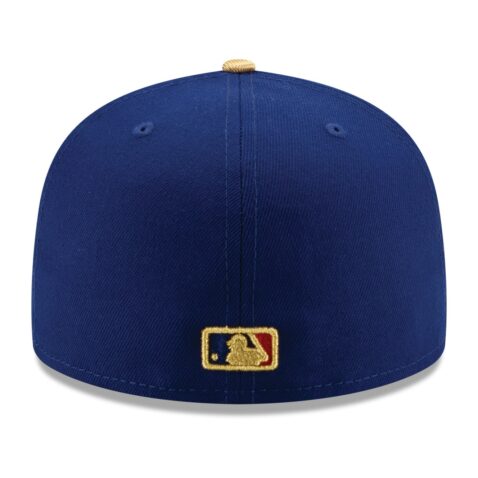 New Era 59Fifty Los Angeles Dodgers Gold Collection Champion Limited Edition Fitted Hat Rear