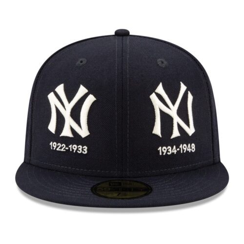 New Era 59Fifty New York Yankees Logo Progression Dark Navy Limited Edition Fitted Hat Front