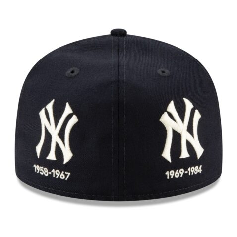 New Era 59Fifty New York Yankees Logo Progression Dark Navy Limited Edition Fitted Hat Rear