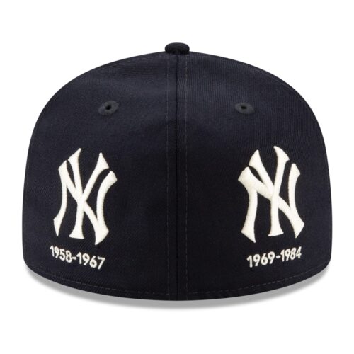 New Era 59Fifty New York Yankees Logo Progression Dark Navy Limited Edition Fitted Hat Rear