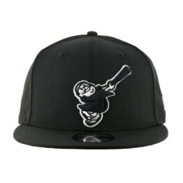 New Era 9Fifty San Diego Padres Cooperstown Friar Snapback Hat Black White