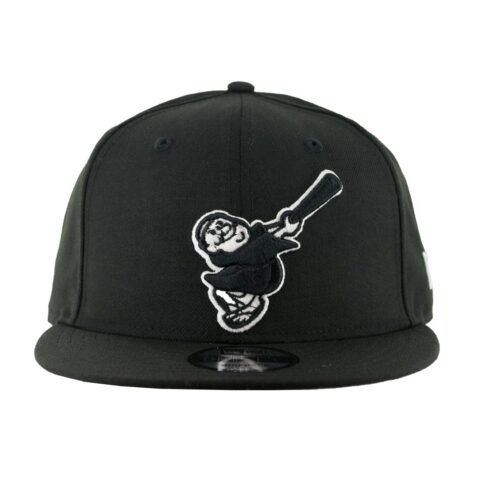 New Era 9Fifty San Diego Padres Cooperstown Friar Snapback Black white Front