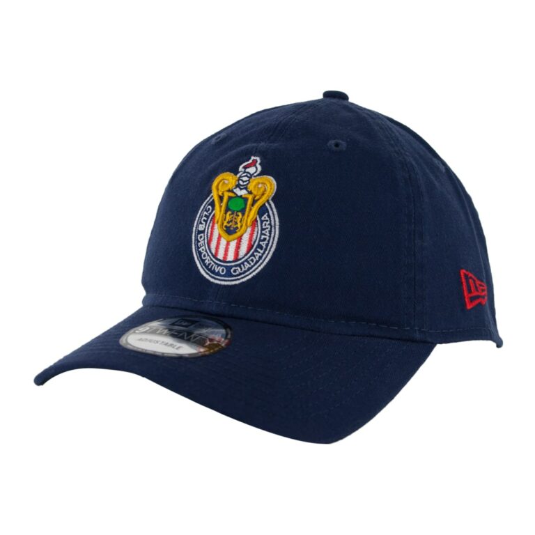 New Era 9Twenty C.D. Guadalajara Chivas Official Navy Blue Adjustable Hat Front Right New Era 9Twenty C.D. Guadalajara Chivas Official Navy Blue Adjustable Hat Front Right