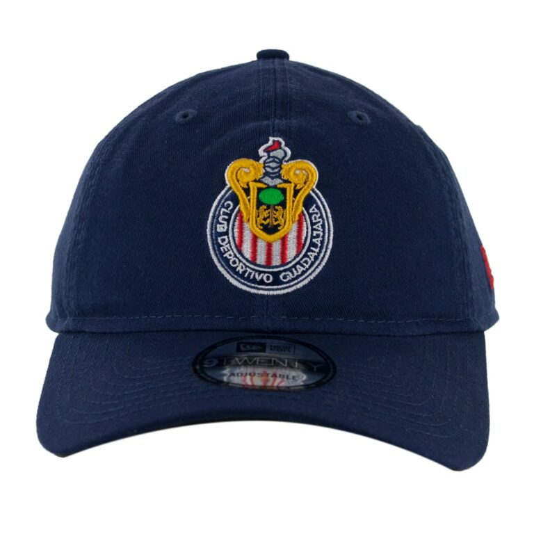 New Era 9Twenty C.D. Guadalajara Chivas Official Navy Blue Adjustable Hat Front New Era 9Twenty C.D. Guadalajara Chivas Official Navy Blue Adjustable Hat Front