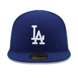 New Era 59Fifty My First Los Angeles Dodgers Game Infant Size Fitted Hat Royal Blue