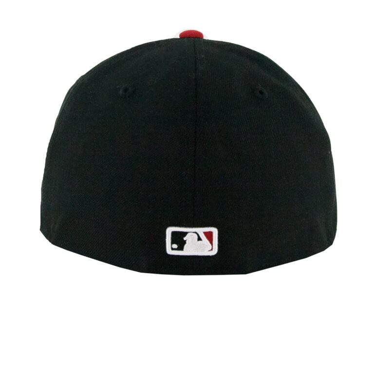 New Era San Diego Padres Two Tone Basic Black Scarlet White 59Fifty Fitted Hat Back New Era San Diego Padres Two Tone Basic Black Scarlet White 59Fifty Fitted Hat Back