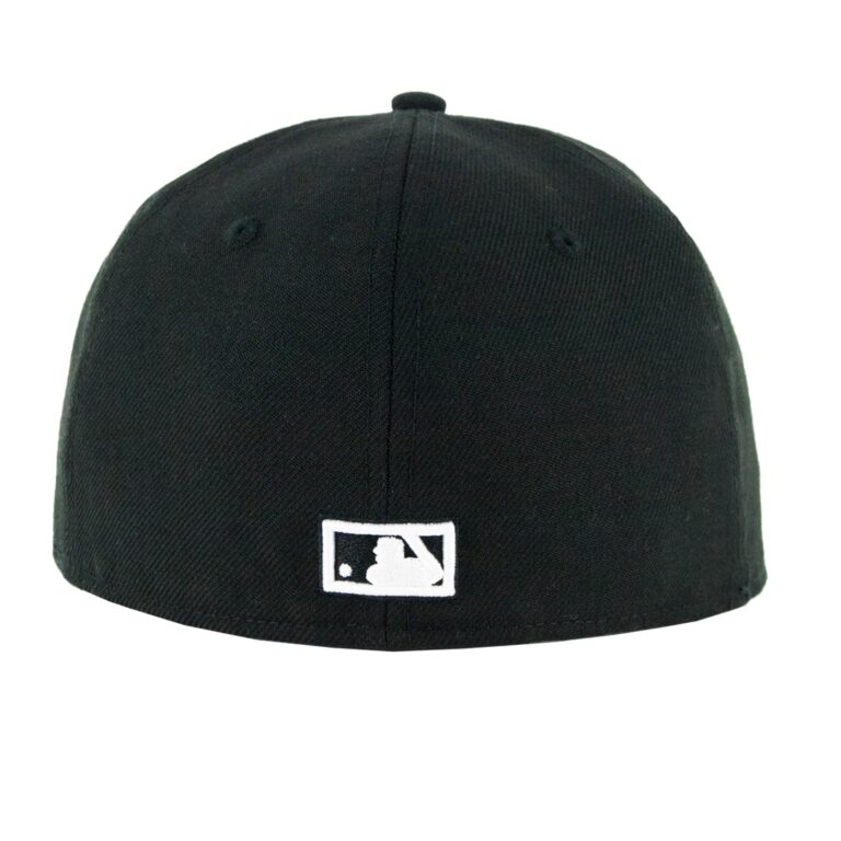New Era Toronto Blue Jays Cooperstown 1993 Logo Black White 59Fifty Fitted Hat Back New Era Toronto Blue Jays Cooperstown 1993 Logo Black White 59Fifty Fitted Hat Back