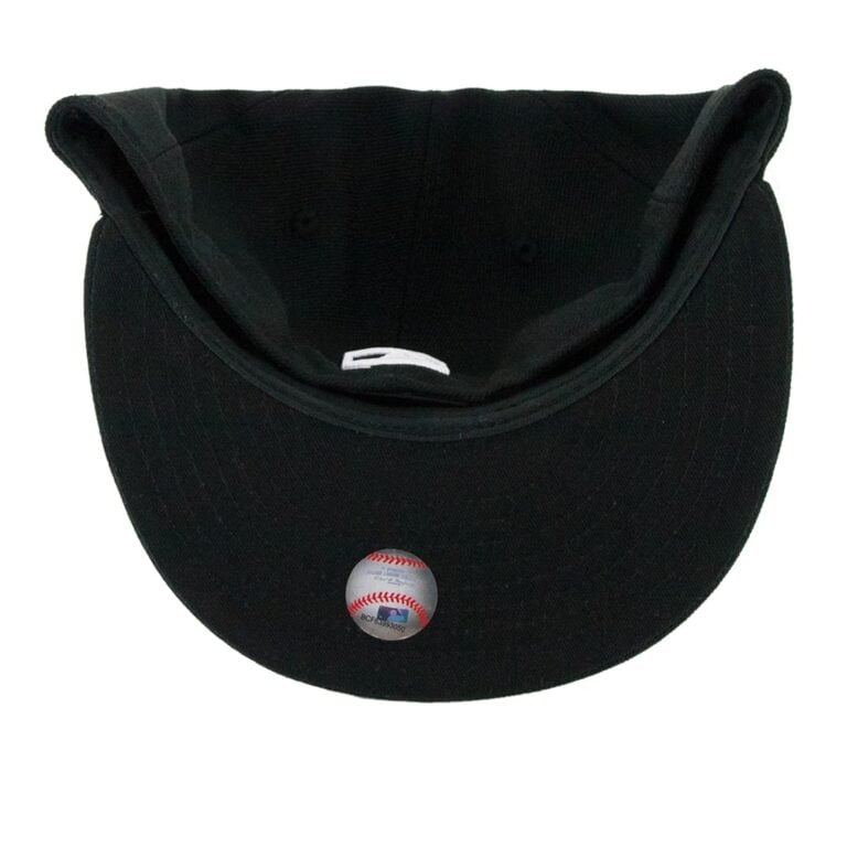 New Era Toronto Blue Jays Cooperstown 1993 Logo Black White 59Fifty Fitted Hat Undervisor New Era Toronto Blue Jays Cooperstown 1993 Logo Black White 59Fifty Fitted Hat Undervisor
