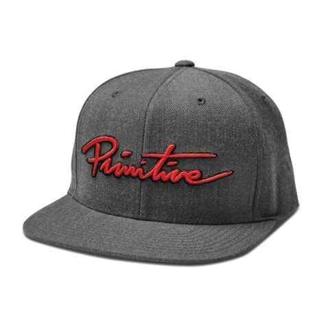 Primitive Nuevo Script Snap Charcoal Front
