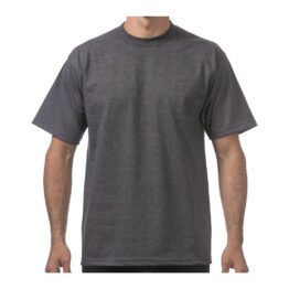 Pro Club Plain T-Shirt Charcoal