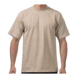 Pro Club Plain T-Shirt Khaki