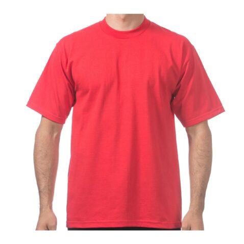 Pro Club Plain SS T - Shirt Red