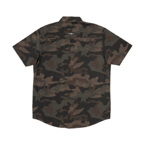 Salty Crew Decoy Tech Woven Short Sleeve T-Shirt Camo Rear