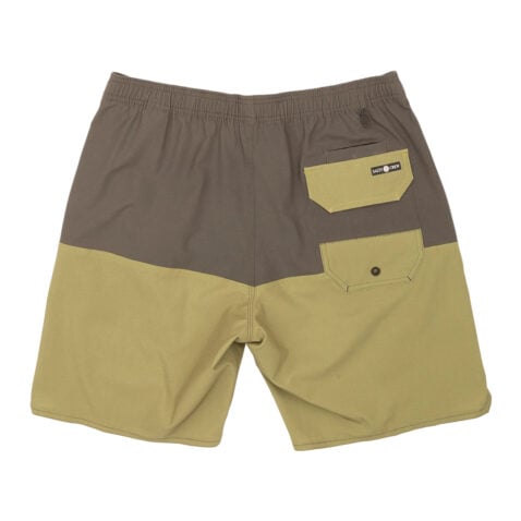 Salty Crew Doubletime Utility Shorts Asphalt Rear