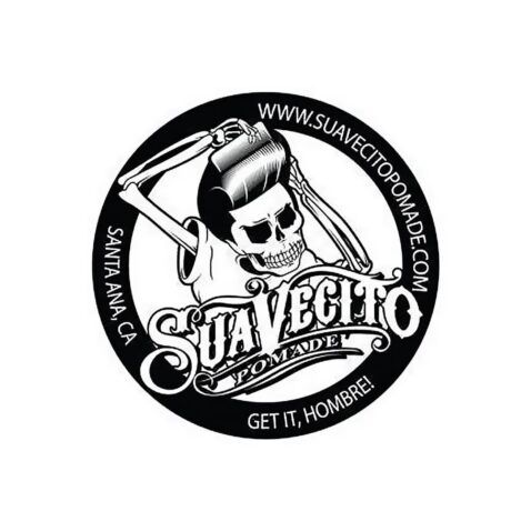 Suavecito Logo Sticker Black White