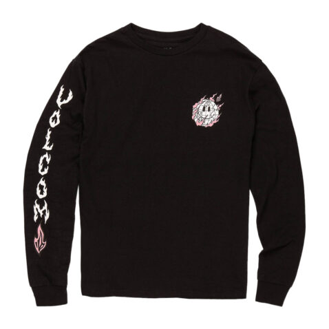 Volcom Keroscheme Long Sleeve T-Shirt Black Front