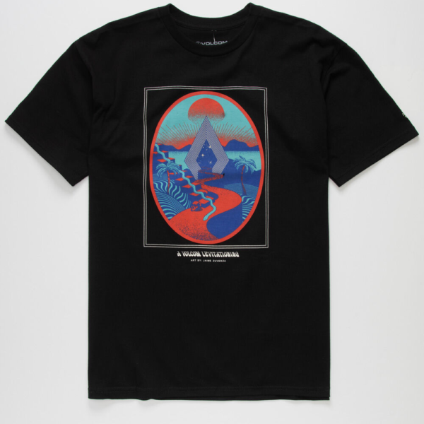 Volcom Zuverza Short Sleeve T-Shirt Black Front
