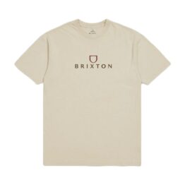 Brixton Alpha Thread Short Sleeve T-Shirt Cream