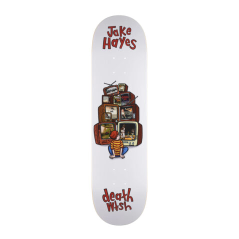 DeathWish JH Channel Surfing Deck White
