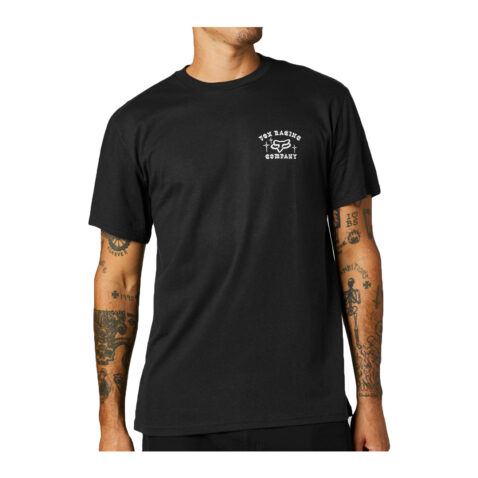 FOX La Neta Short Sleeve T-Shirt Black Front