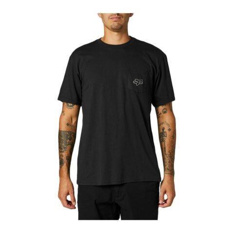 Fox Bronca Short Sleeve Pocket T-Shirt Black Front