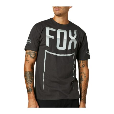 Fox CNTRO Short-Sleeve Premium T-Shirt Black Vintage Front
