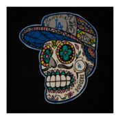 New Era Los Angeles Dodgers Headwear Hookup Sugar Skull T-Shirt Black Design