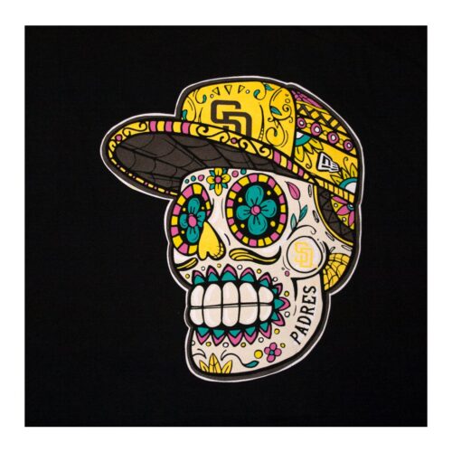 New Era San Diego Padres Headwear Hookup Sugar Skull T-Shirt Black Design