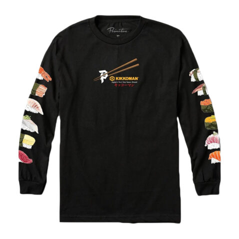 Primitive Kikkoman Ayce Long Sleeve T-Shirt Black Front