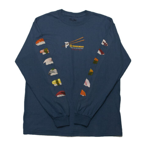 Primitive Kikkoman Ayce Long Sleeve T-Shirt Slate Front