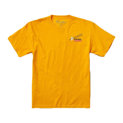 Primitive Kikkoman Choices II Short Sleeve T-Shirt Gold Front