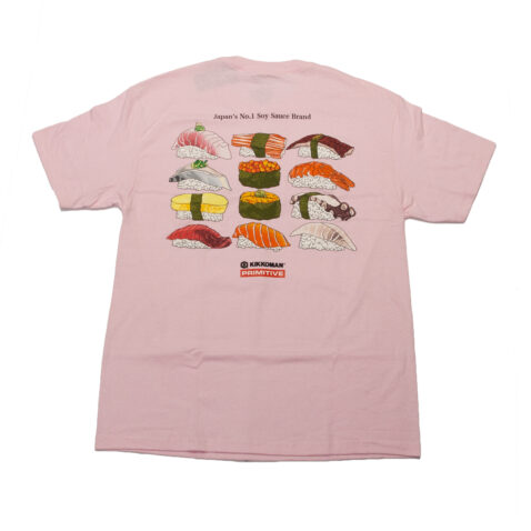 Primitive Kikkoman Choices II Short Sleeve T-Shirt Pink Rear