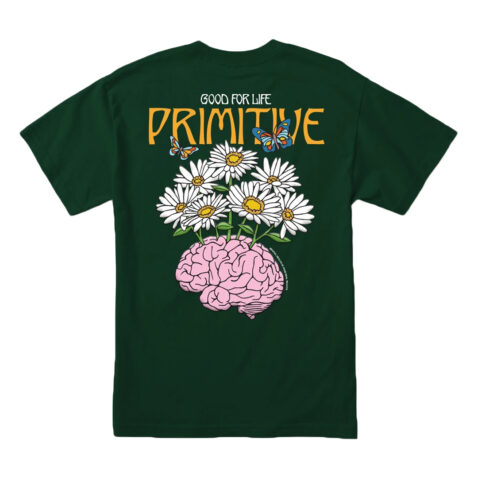 Primitive Mental Wealth Short Sleeve T-Shirt Forest Green
