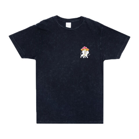 Ripndip Sharing Is Caring T-Shirt Black Mineral Wash Front