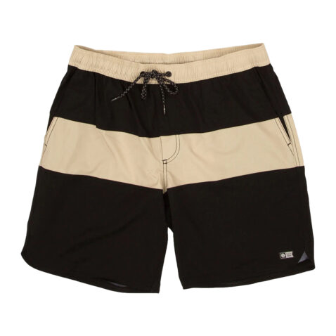 Salty Crew Beacons Elastic Short Vintage Black Front