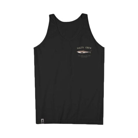 Salty Crew Bruce Tank Black Front