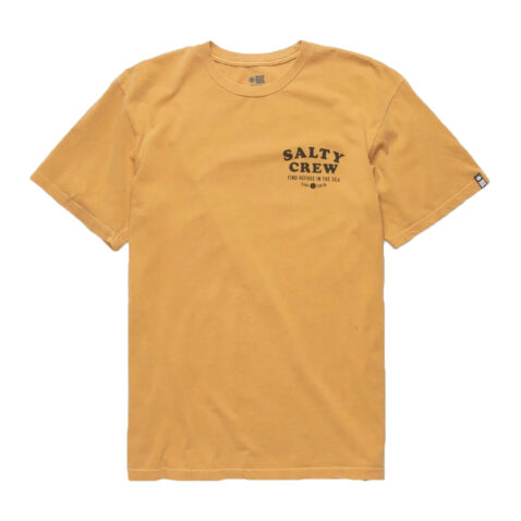 Salty Crew Inlet Premium Short Sleeve T-Shirt Gold Front