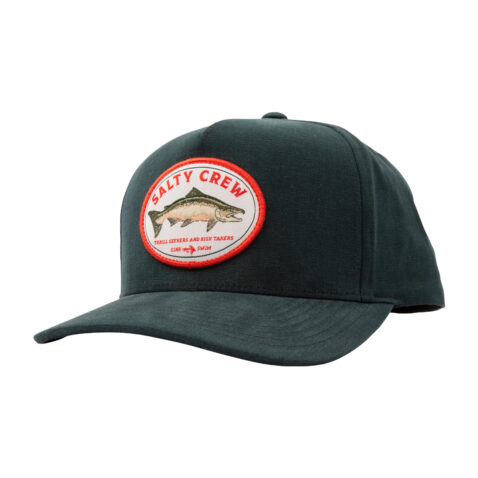 Salty Crew King Sal 5 Panel Hat Navy Front Left