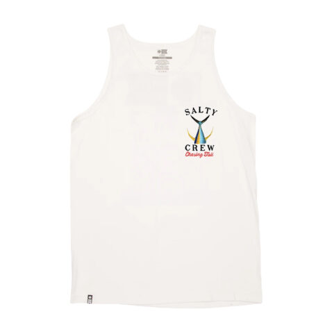 Salty Crew Tailed Tank White Front 1